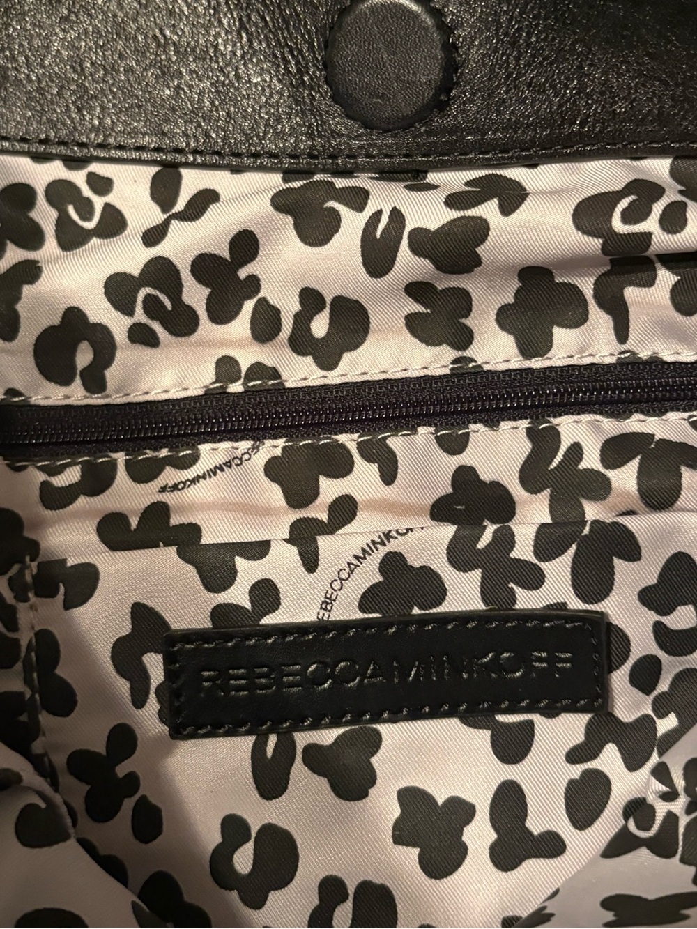 Rebecca Minkoff NWOT Large Black Studded Fringe Hobo Shoulder Two-Way Bag - Picture 6 of 12